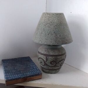 Stone Textured Table Lamp